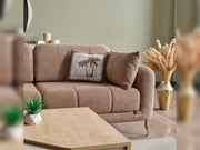 Lugano Convertible Sofa in Dark Grey - 200-ELIF-LUG-A226-3
