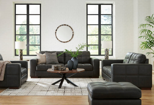 Luigi Thunder Leather Living Room Set - DMV FurnitureLiving Room Set