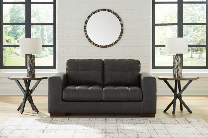 Luigi Thunder Leather Living Room Set - DMV FurnitureLiving Room Set