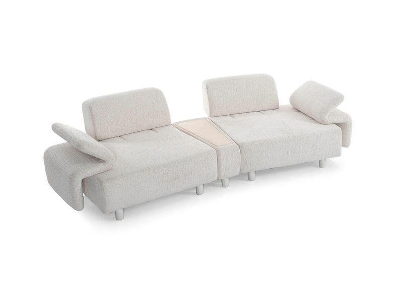 Luma Convertible Module Sofa in Cream - 200-ELI-LUM-TRNT-06-3M