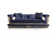 Lumina 4-pieces (2 Sofa & 2 Chair) Livingroom in Brown - White - 200-ELIF-LUM-A545-3311