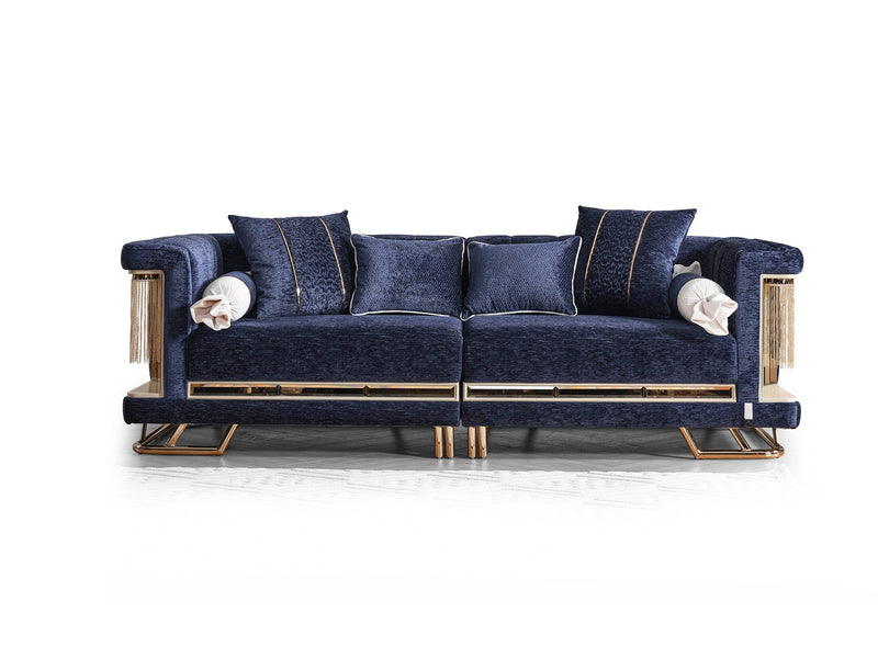 Lumina 4-pieces (2 Sofa & 2 Chair) Livingroom in White - 200-ELIF-LUM-A544-3311