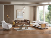 Lumina Stationay Sofa in Brown - 200-ELIF-LUM-A545-3