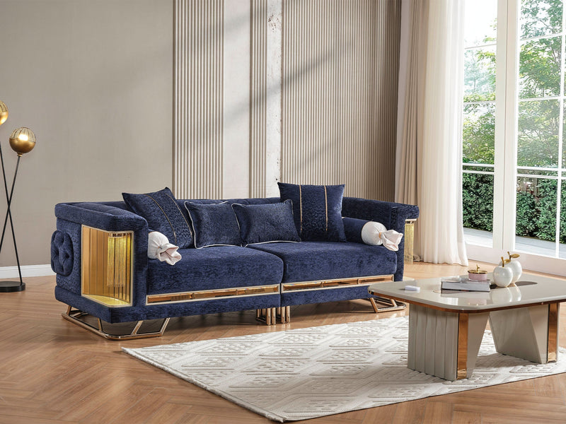 Lumina Stationay Sofa in Brown - 200-ELIF-LUM-A545-3