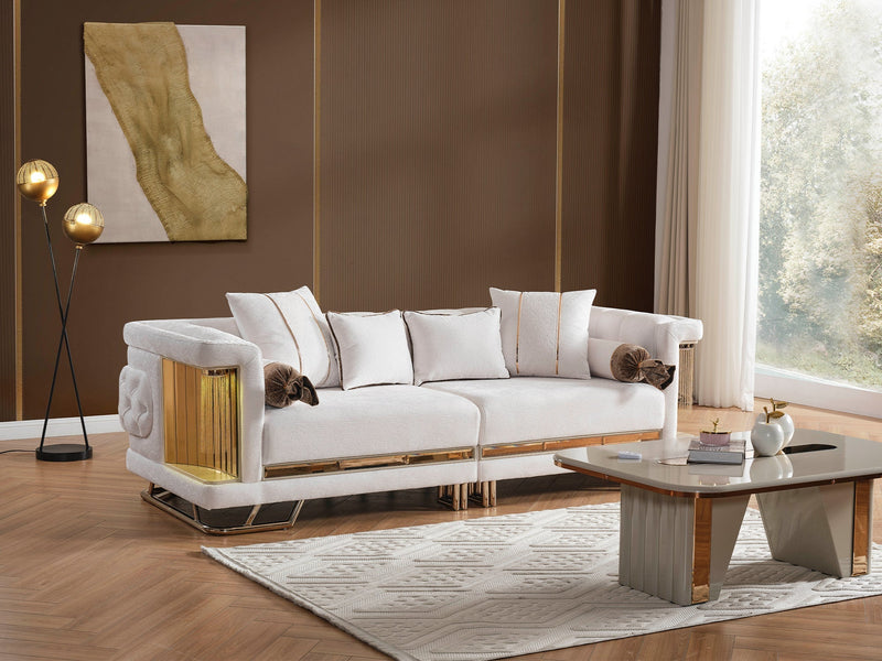 Lumina Stationay Sofa in Brown - 200-ELIF-LUM-A545-3