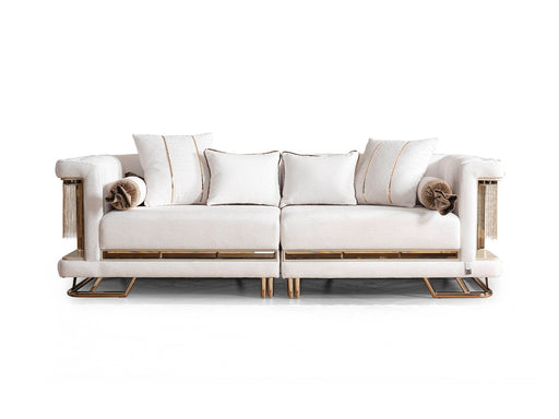 Lumina Stationay Sofa in White - 200-ELIF-LUM-A544-3