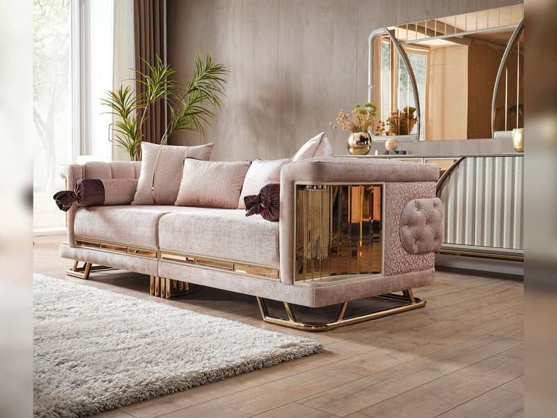 Lumina Stationay Sofa in White - 200-ELIF-LUM-A544-3