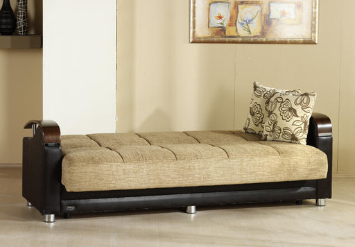 Luna 3 Seat Sleeper (Fulya Brown) 1 Piece - DMV FurnitureSleeper Sofa