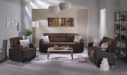 Luna 3 Seat Sleeper (Naomi Brown) 1 Piece - DMV FurnitureSleeper Sofa