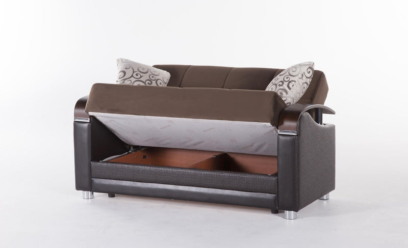 Luna 3 Seat Sleeper (Naomi Brown) 1 Piece - DMV FurnitureSleeper Sofa