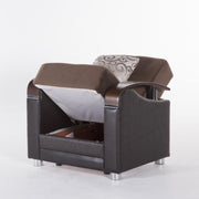 Luna 3 Seat Sleeper (Naomi Brown) 1 Piece - DMV FurnitureSleeper Sofa