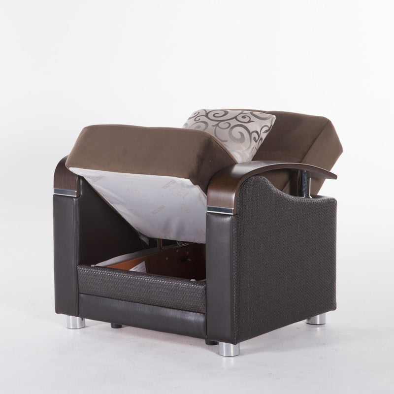 Luna 3 Seat Sleeper (Naomi Brown) 1 Piece - DMV FurnitureSleeper Sofa