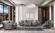 Lupino Gray Velvet Chair [ETA: 5/10] - LUPINOGRAY-CHAIR