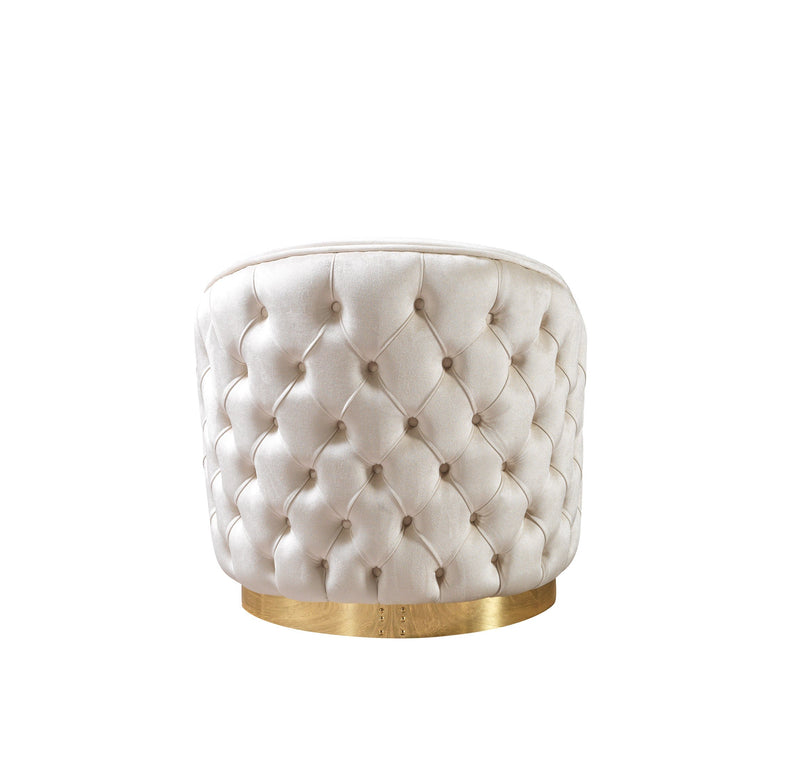 Lupino Ivory Velvet Chair [ETA: 5/10] - LUPINOIVORY-CHAIR