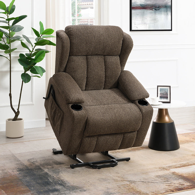 Lusio Power Motion Recliner w/Lift & Cup Holder - LV02833