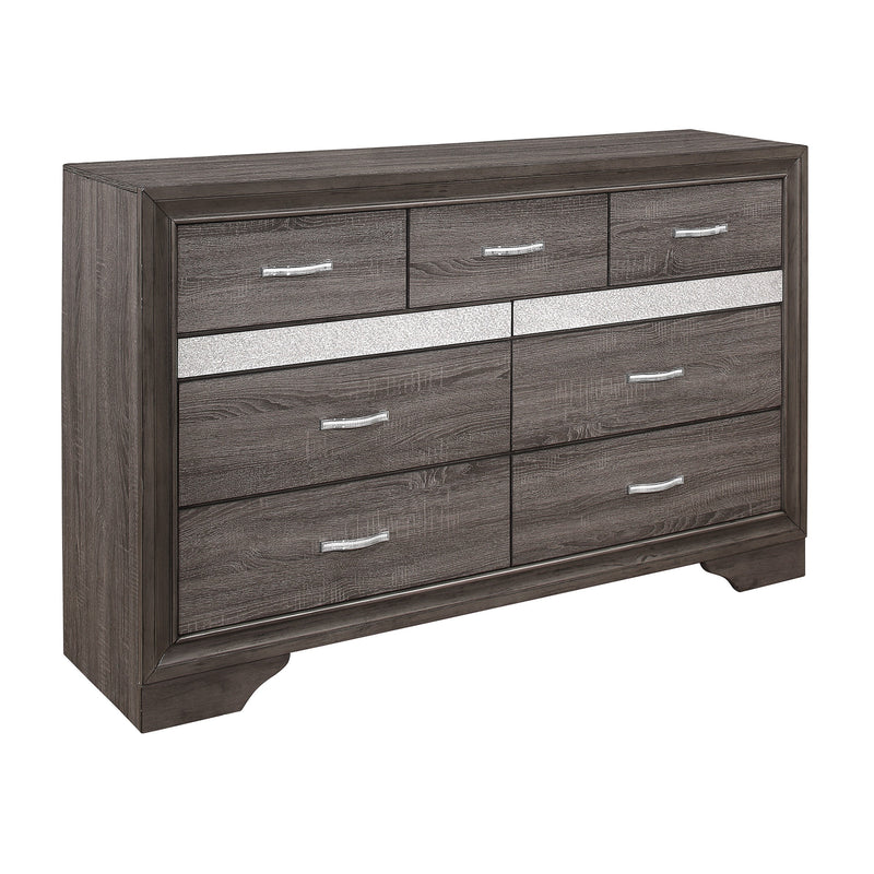 Luster Gray Upholstered Storage Platform Bedroom Set - DMV FurnitureBedroom Set