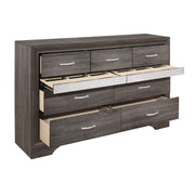 Luster Gray Upholstered Storage Platform Bedroom Set - DMV FurnitureBedroom Set