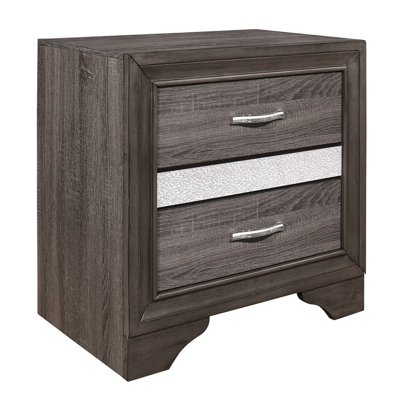 Luster Gray Upholstered Storage Platform Bedroom Set - DMV FurnitureBedroom Set
