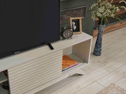 Luxia Tv Stand in Grey - 720-LUX-TV-GREY