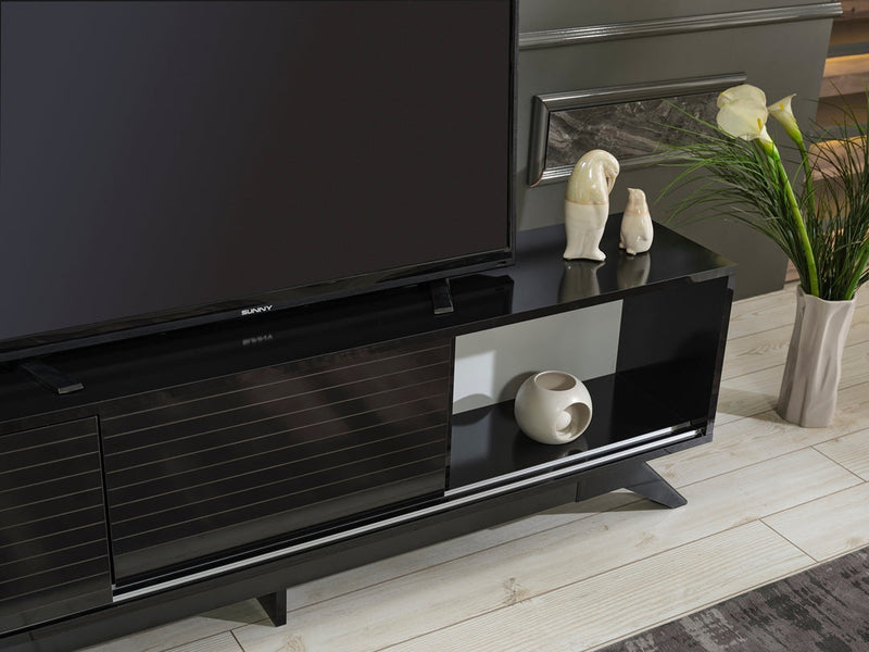 Luxia Tv Stand in Grey - 720-LUX-TV-GREY