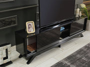 Luxia Tv Stand in Grey - 720-LUX-TV-GREY