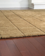 Luzmont Golden Brown Extra Large Rug - R408370