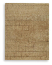 Luzmont Golden Brown Large Rug - R408371