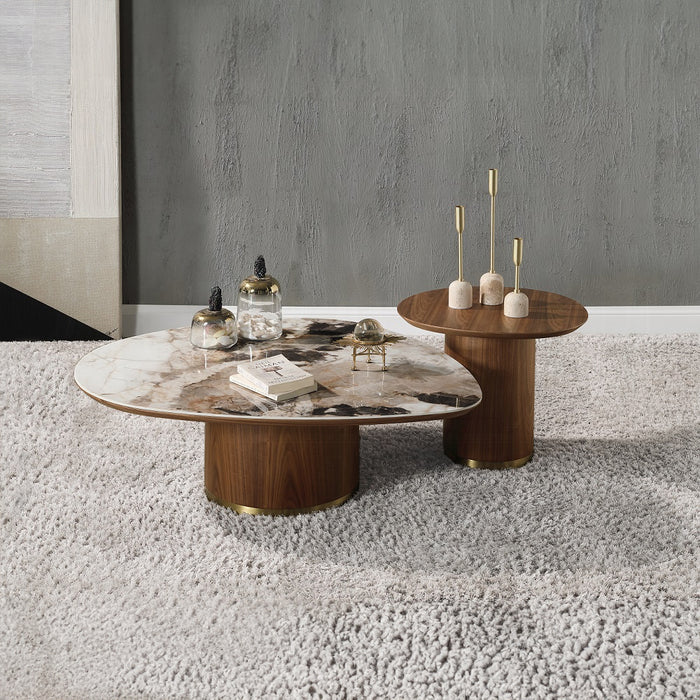 Willene Coffee Table W/Ceramic Top