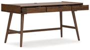 Lyncott Brown 60" Home Office Desk - H615-44