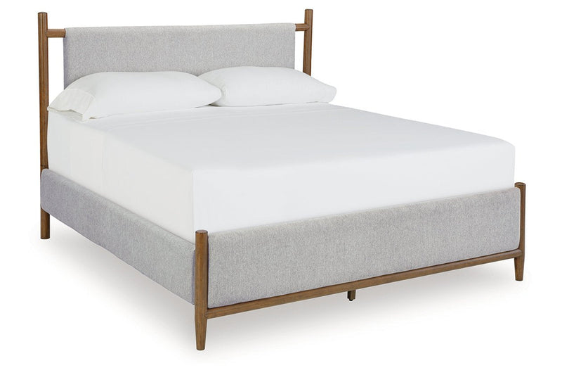 Lyncott Brown Upholstered Panel Bedroom Set - DMV FurnitureBedroom Set