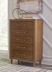 Lyncott Brown Upholstered Panel Bedroom Set - DMV FurnitureBedroom Set
