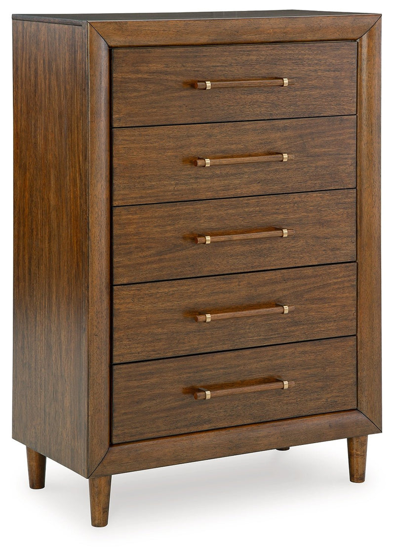 Lyncott Brown Upholstered Panel Bedroom Set - DMV FurnitureBedroom Set