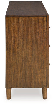 Lyncott California King Upholstered Bed with Dresser and 2 Nightstands in Brown from Ashley - DMV Furniture