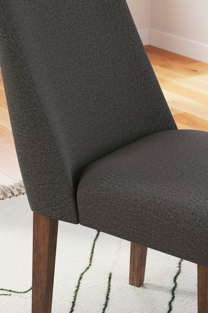 Lyncott Charcoal/Brown Dining Chair (Set of 2) - D615-02X2