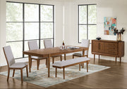 Lyncott Dining Table and 4 Chairs and Bench in Brown - DMV FurnitureDining Room Set