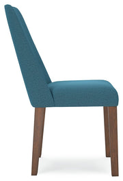 Lyncott Dining Table and 4 Chairs in Blue/Brown - DMV FurnitureDining Room Set