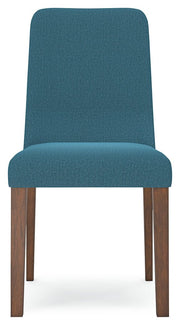 Lyncott Dining Table and 4 Chairs in Blue/Brown - DMV FurnitureDining Room Set