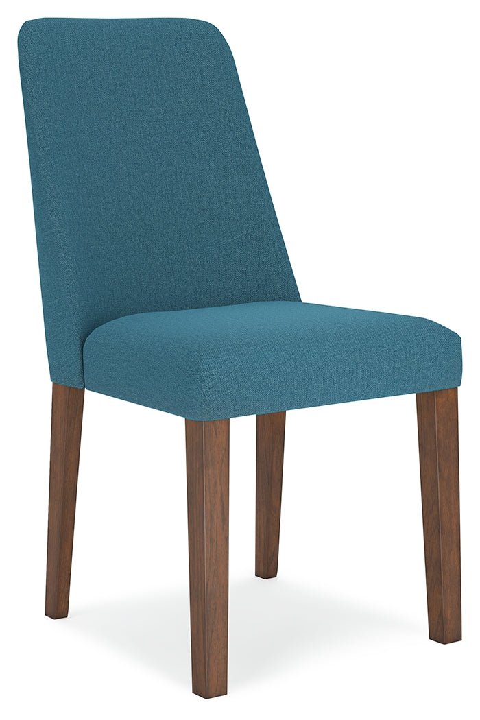 Lyncott Dining Table and 4 Chairs in Blue/Brown - DMV FurnitureDining Room Set