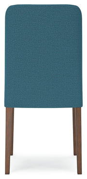 Lyncott Dining Table and 4 Chairs in Blue/Brown - DMV FurnitureDining Room Set