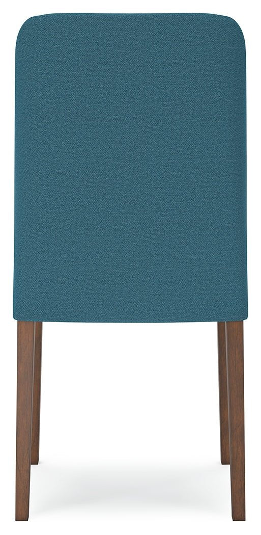 Lyncott Dining Table and 4 Chairs in Blue/Brown - DMV FurnitureDining Room Set