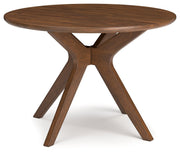 Lyncott Dining Table and 4 Chairs in Charcoal/Brown - DMV FurnitureDining Room Set
