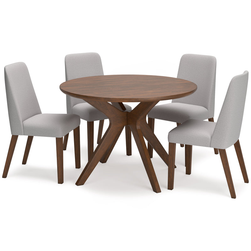 Lyncott Dining Table and 4 Chairs in Gray/Brown - DMV FurnitureDining Room Set