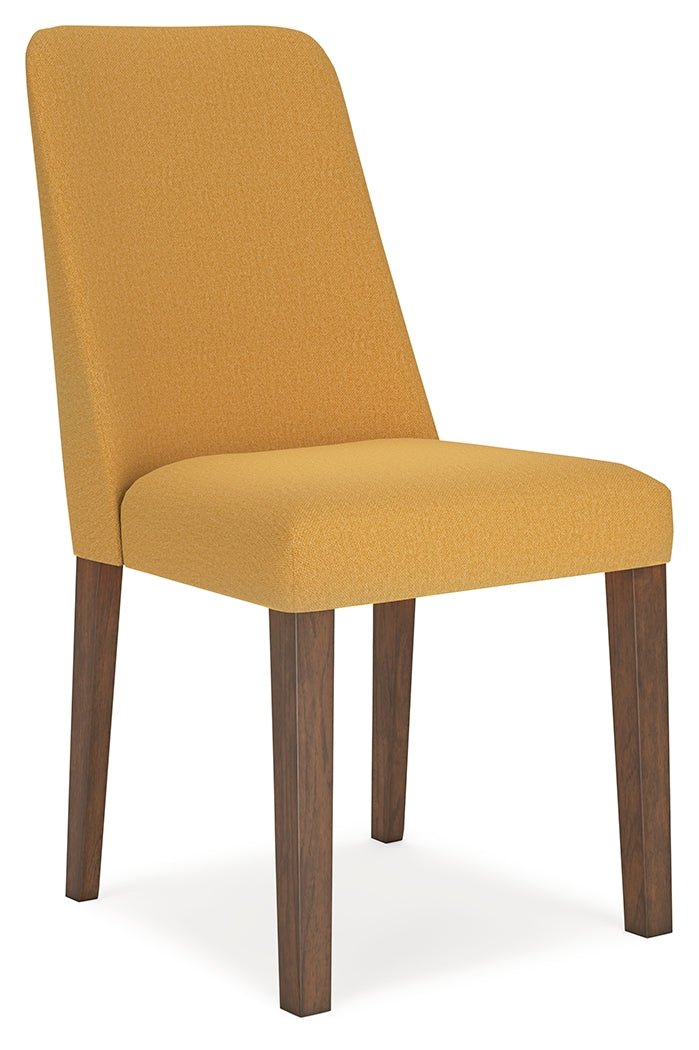 Lyncott Dining Table and 4 Chairs in Mustard/Brown - DMV FurnitureDining Room Set