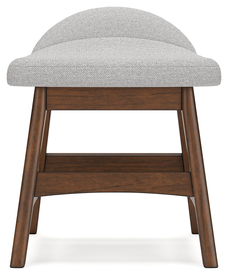 Lyncott Light Gray/Brown Home Office Desk Chair - H615-01