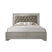 Lyssa Champagne King Panel Bed - DMV FurnitureKing Bed