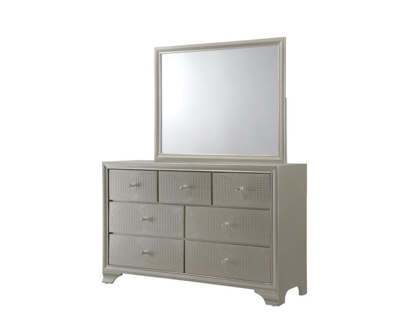 Lyssa Champagne LED Panel Bedroom Set - DMV FurnitureBedroom Set