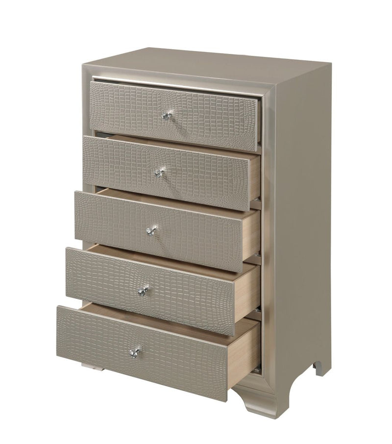 Lyssa Champagne LED Panel Bedroom Set - DMV FurnitureBedroom Set