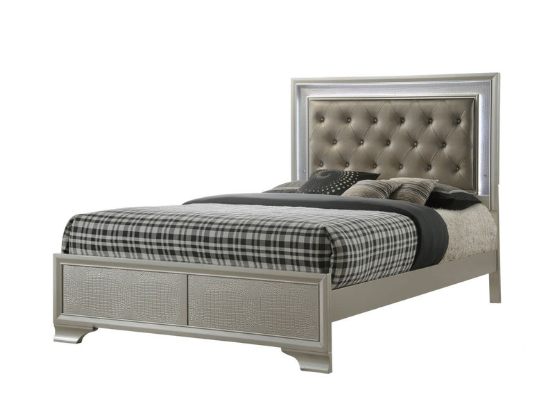 Lyssa Champagne LED Panel Bedroom Set - DMV FurnitureBedroom Set