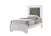 Lyssa Frost LED Upholstered Panel Youth Bedroom Set - DMV FurnitureYouth Bedroom Set