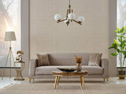 Mabel Convertible Sofa in Beige - 200-SIM-MAB-VELVET260-3
